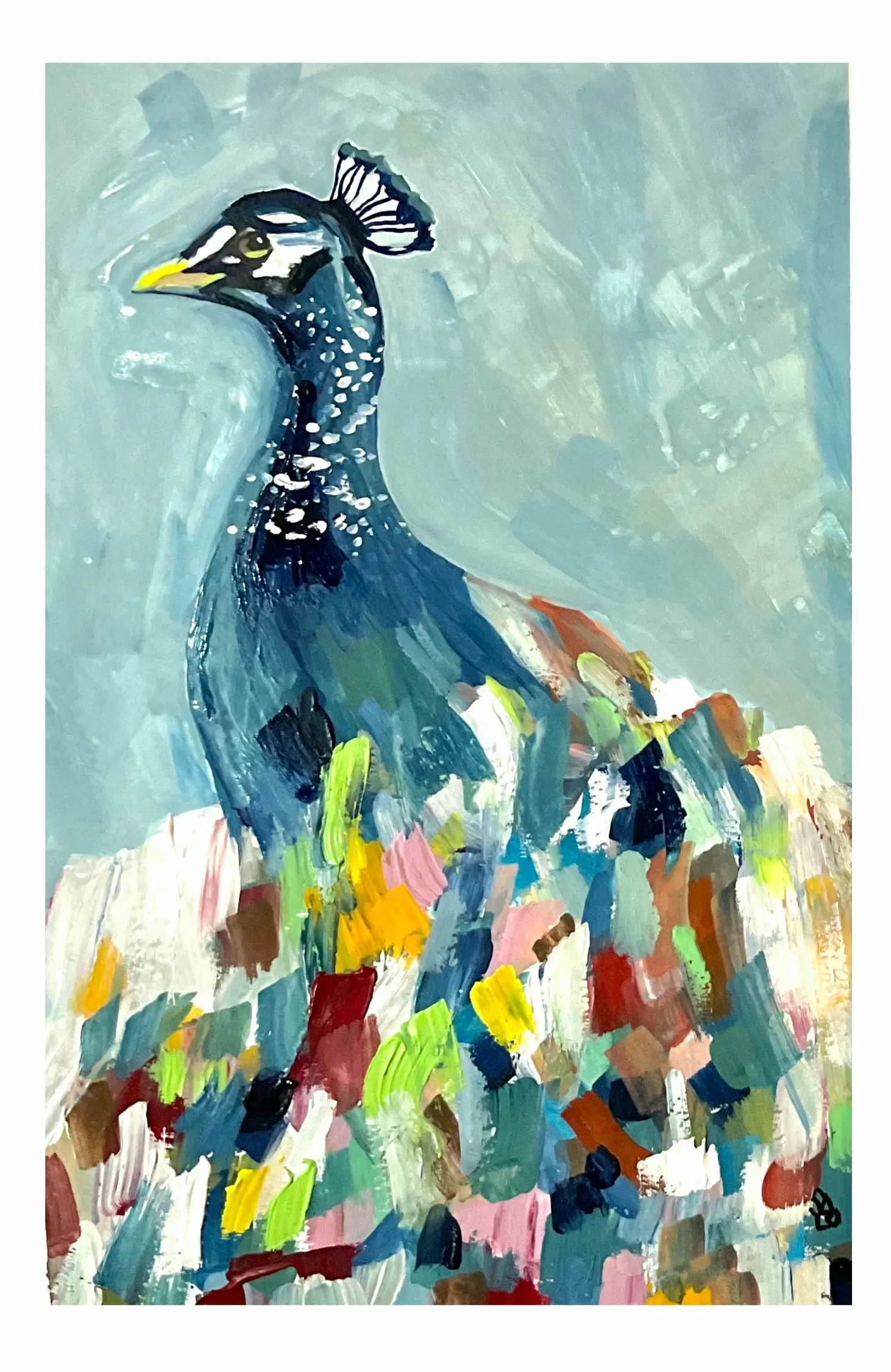 Senza titolo, 2021, Gouche su carta, 24 × 30 cm — Sara Longhi